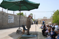 بالفيديو: الشيخ رائد صلاح خلال صلاة جمعة حاشدة في دهمش "باقون هنا حتى نلقى الله"